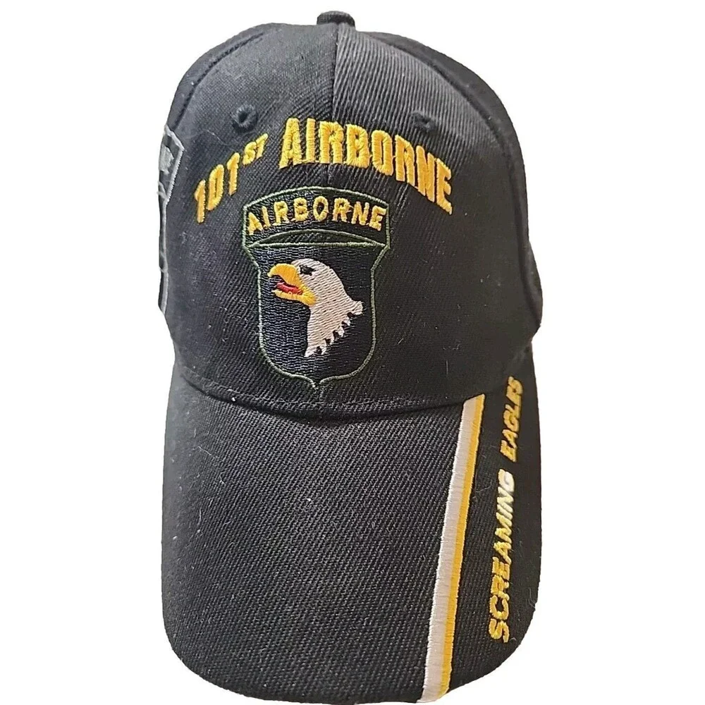 US Army‎ Screaming Eagles 101st Airborne Hat Cap Strapback Mens Adjustable OSFM